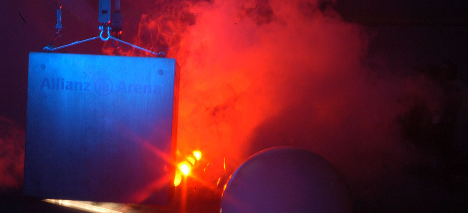 Grundsteinlegung Allianz Arena